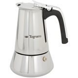 Tognana Riflex Induction Espressokocher für 2 Tassen, Edelstahl,
