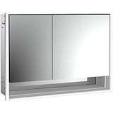 EMCO Loft LED-Lichtspiegelschrank 100cm, 2 Türen mit Unterfach, Unterputzmodell (979805215)