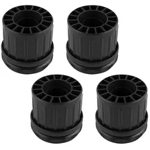 vasalat Stützfuß höhenverstellbar 60 mm Schwarz 4 Stück