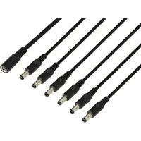 TRU Components TC-13232720 DC-Steckverbinder Buchse - Stecker 5.5 mm