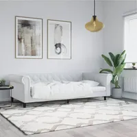 VidaXL Tagesbett Weiß 90x200 cm Kunstleder