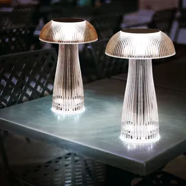 GLOBO LED Tischlampe Silber