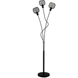 EGLO Wrington 1, Stehleuchte Vintage, Industrial, Retro, Standleuchte aus Stahl, Wohnzimmerlampe in Schwarz,