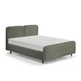 beautysofa LEA 160 x 200 cm Grün