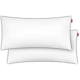 Blumtal Kopfkissen 40 x 80 cm Weiß