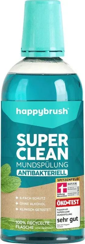 happybrush Mundspülung Super Clean, 500 ml