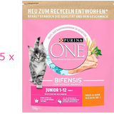 (EUR 8,05 / kg) PURINA ONE BIFENSIS Junior mit Huhn Kätzchen: 5 x 750 g =3,75 kg