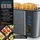 Arendo - Wasserkocher mit Toaster und Eierkocher SET Edelstahl Grau Wasserkocher 1,5L 40° - 100°C, Toaster 4 Scheiben LED-Display 6 Bräunungsgrade