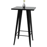 MCW Stehtisch A73 60 x 105 x 60 cm Schwarz