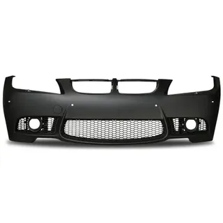 FrontstoÃstange im Coupé-Design mit Waschdüsen, mit Aussparungen für PDC passend für 3er E90 Limousine Baujahr 2005 - 09.2008