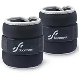 Sportneer Knöchelgewichte für Beine und Arme - Gewichtsmanschetten Set für Frauen und Männer für Krafttraining, Laufen, Walking, Fitness 2 * 0,5Kg / 2 * 1Kg/2 * 1,5Kg/ 2 * 2Kg /2 * 3Kg
