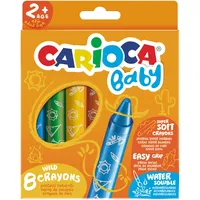 Carioca Wachsmalstifte 8 St. mehrfarbig