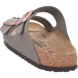 Birkenstock Arizona Birko-Flor Nubuk schmal stone 39