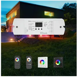 HEXIM Light 12-48V Controller Fernbedienung Rgb/cct LED Beleuchtung Wandschalter Dimmer: Controller Modelle, 4CH Rgbw Controller 12-48v (V4-L & Hexim