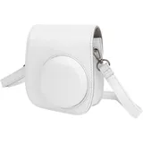 SUNGOOYUE Langlebige -Instantkamera-Schutzbeutel für 12, Kratzfeste PU-Hülle für und Erwachsene mit Album (White)