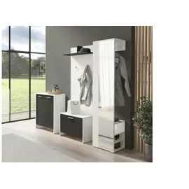 byLIVING Garderobenpaneel Ben weiß