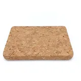 2 Stück Kork-Untersetzer (rechteckig) für Pfanne, Glas, Topf, Bindereibedarf, 15x10 cm, 71031