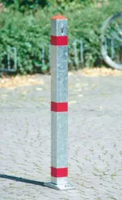 Sperrpfosten STA silber kippbar,z.Aufdübeln