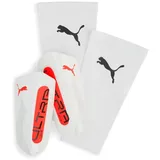 Puma Ultra Light Sleeve Schienbeinschoner 01 white/glowing red XL