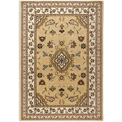 Kadima Design Traditioneller Teppich in Trendfarben `Glazert` . Farbe: Braun, 160x230 cm