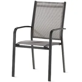 Sieger Meran Stapelsessel 61 x 57 x 98 cm eisengrau/hellgrau