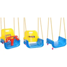 Kruzzel Kinderschaukel 3 in 1 Blau/Bunt