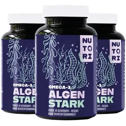 Algen Stark Vegane Omega-3 – Omega-3 aus Algenöl für Ihre Ernährung 180 Kapseln