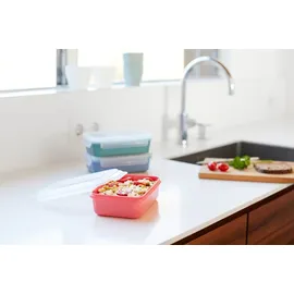 Emsa Frischhaltedose rechteckig aqua blau 0,8 l