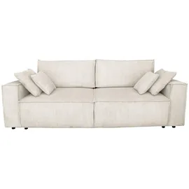 SUN GARDEN Schlafsofa Stoff 2-Sitzer Grau