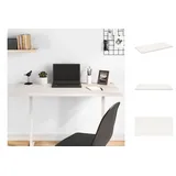 vidaXL Schreibtischplatte, Tischplatte für Bürotisch Schreibtisch Couchtisch, Holztischplatte mit lebendiger Kante, Schreibtisch Platte Büro Schreibtischplatte, Weiß Massivholz Kiefer
