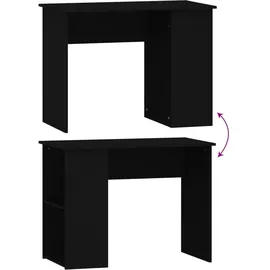 vidaXL Schreibtisch Schwarz 100x55x75 cm Holzwerkstoff