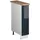 Vicco Apothekerschrank Dunkelblau Hochglanz/Weiß 20 x 82 x 60 cm Blau/Weiß