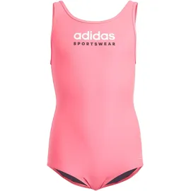 adidas Girl's Sportswear U-Back Swimsuit Kids Badeanzug, Lucid Pink, 152