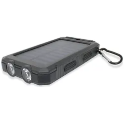 Wasserdichte Solar Powerbank & Taschenlampe - Outdoor Camping Ladegerät 20000mAh IP67  1 Stück