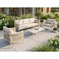 beautysofa RIVIERA Loungeset beige