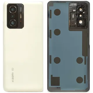 Akkudeckel für Xiaomi Mi 11T /T Pro mit Kameralinse Mit Logo. OEM (Weiß)