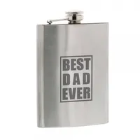 Flachmann aus Edelstahl "Vatertag 2"