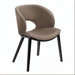 Valentina | Hotel Stuhl | Samt | Taupe