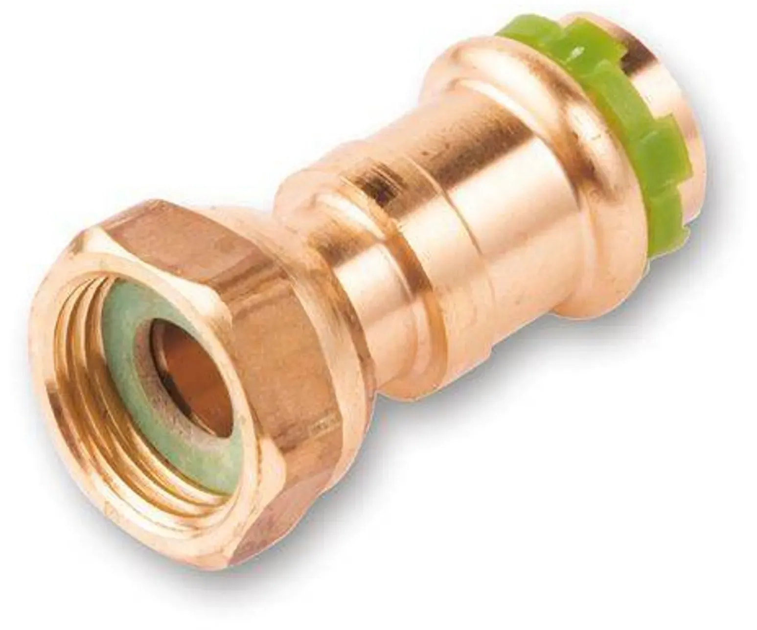 Kupfer Pressfitting Sudo-Press Übergangsverschraubung Innengewinde flachdichend 12 mm - 3/8