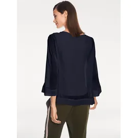 Heine Blusenshirt in Dunkelblau | 40/42