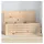 vidaXL Truhenbank Braun 109 x 36,5 x 33 cm