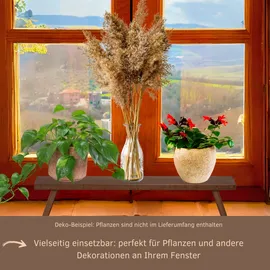 Weigla Schwibbogen Schwibbogenbank braun (L/H/T):45,0cmx11,0cmx7,5cm NEU Blumenbank Unterstellbank
