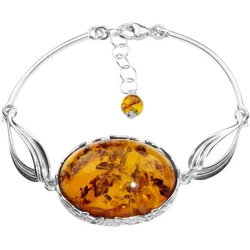 Armreif OSTSEE-SCHMUCK "Ostsee-Schmuck Armreif Clara Armreif Clara", silber (silberfarben), Armbänder, Damen, 17,5 bis 19,5cm, Silber 925 (Sterlingsilber)