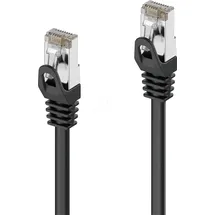 PureLink CAT 6A Patchkabel. S/FTP schwarz - 10,0m
