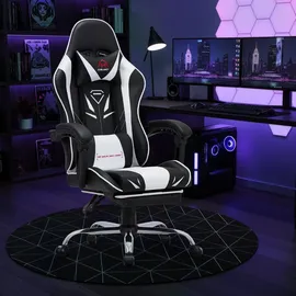 colamy Gaming-Stuhl Weiß PC