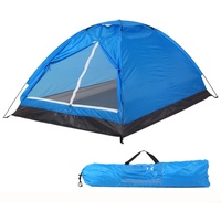 Einfarbiges Zwei-Mann-Zelt, Pop-Up-Strandzelt für 2 Personen, Campingzelt, einfacher Aufbau, leicht, Garten, Sonnenschutz, Outdoor, Wandern