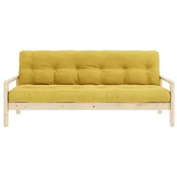 Karup Design Schlafsofa KNOB, mit Futonmatratze, verschiedene Farben, FSC®-zertifiziert, Kiefer beige