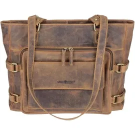 GREENBURRY Vintage Shopper Leder Braun