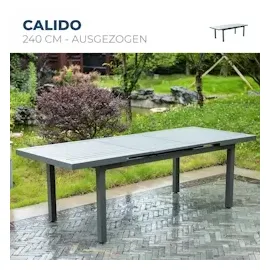 Home Deluxe Sitzgruppe CALIDO MADERA 6 Stühle