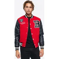 BENLEE Rocky Marciano Herren College Jacke Newark Red/Navy/Ecru S Benlee - / S
